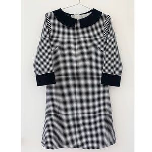 Black White Gingham Dress